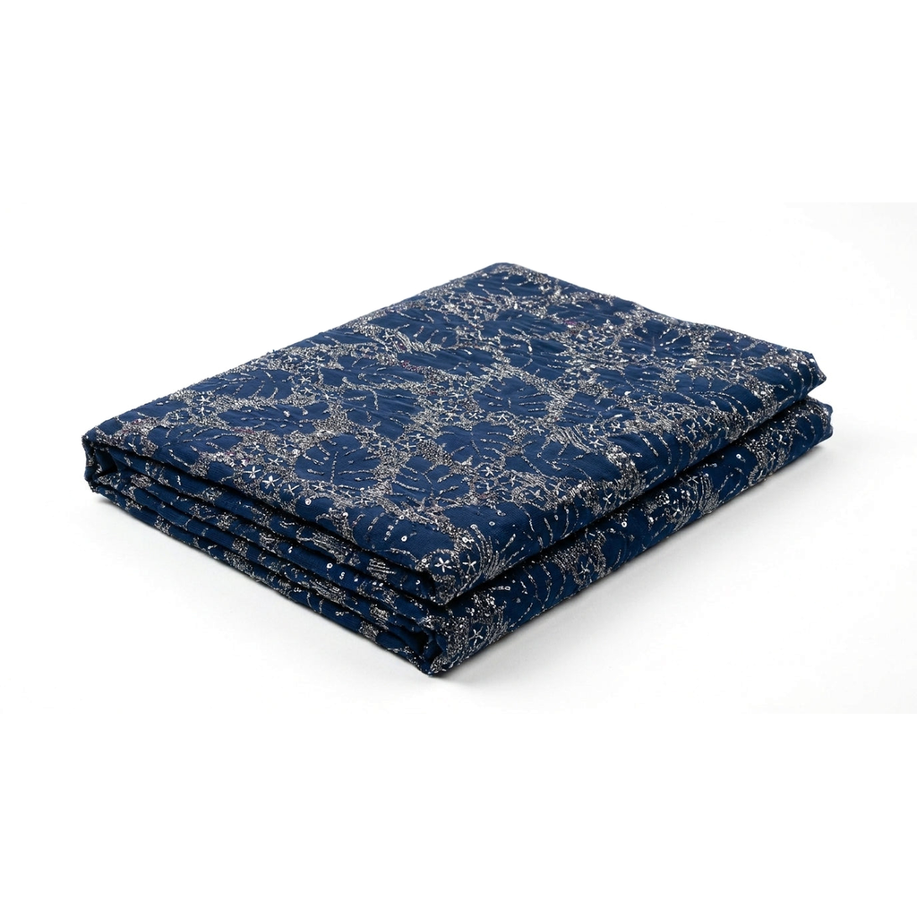 Midnight Star Sequin Voile
